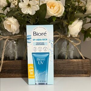 Biore UV Aqua Rich Weightless Moisturizer SPF 30 – 50 ml – NIB